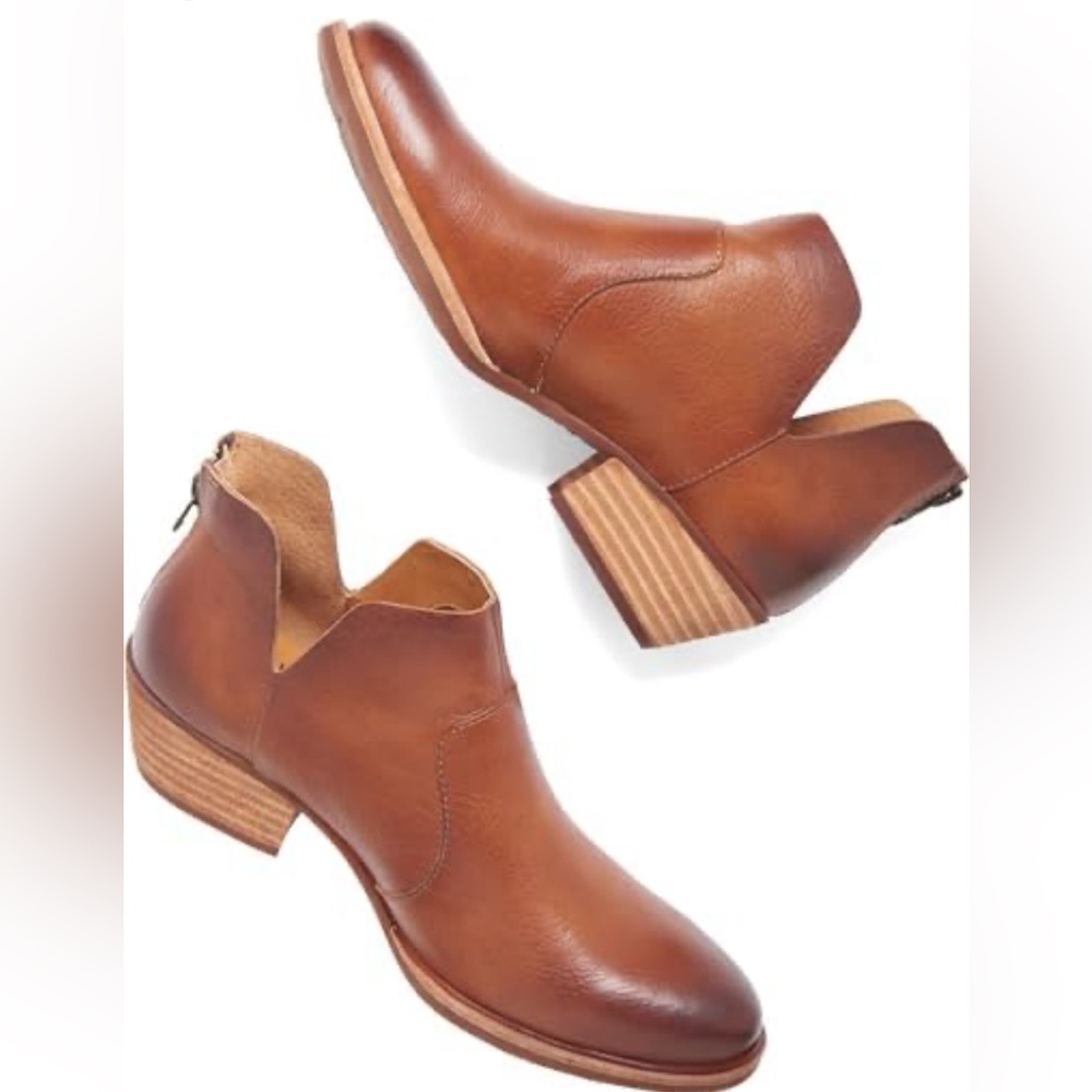 Kork-Ease Cognac/Caramel/Tan/Brown
Leather Skye Bootie Women's size 6.5M